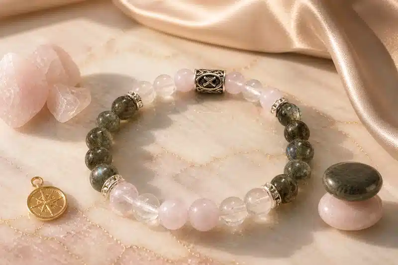Talismans ar nodomu simboliem līdzsvarotai izvēlei