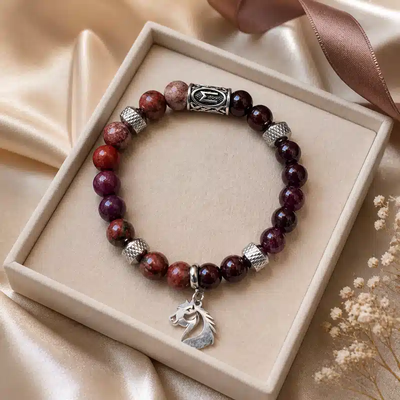 Roku darināts amulets elegantā dāvanas noformējumā